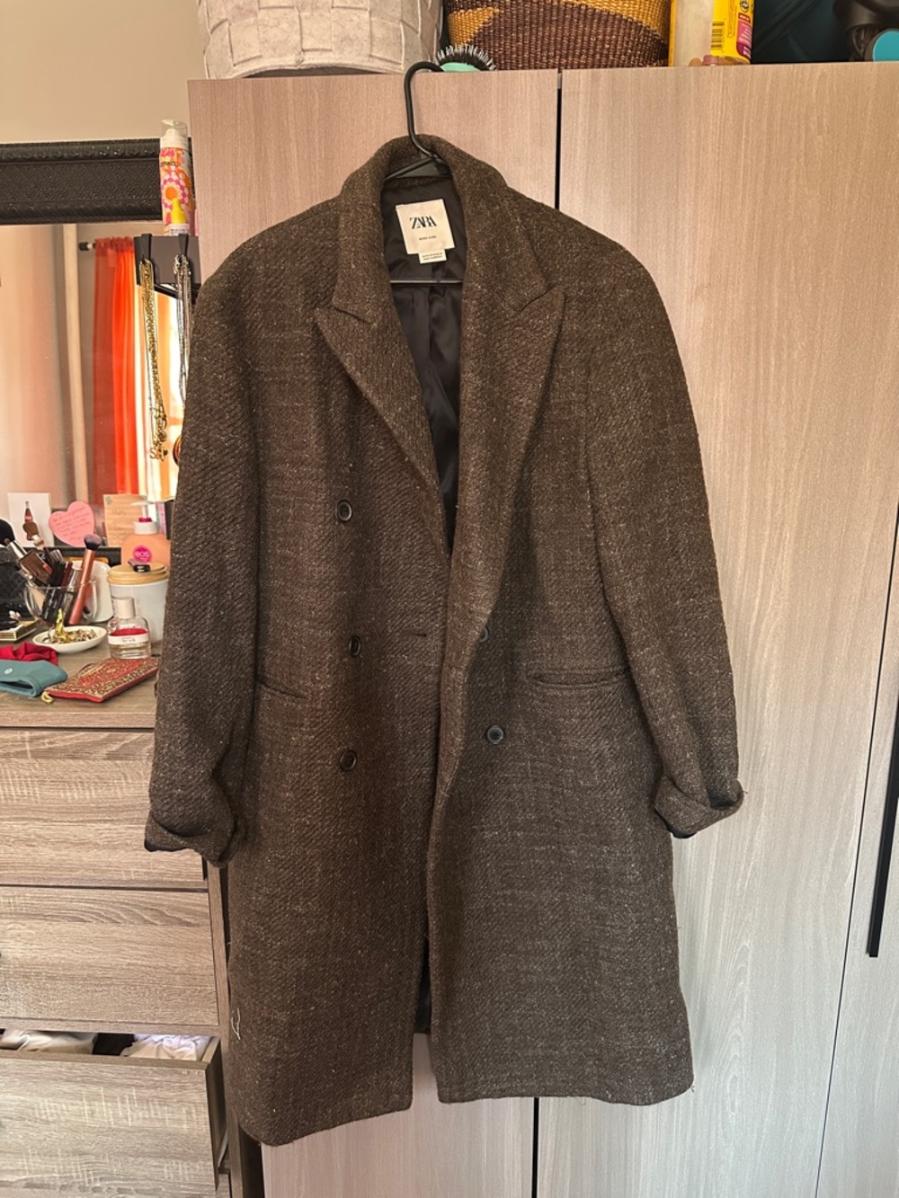 ZARA Brown Wool Coat